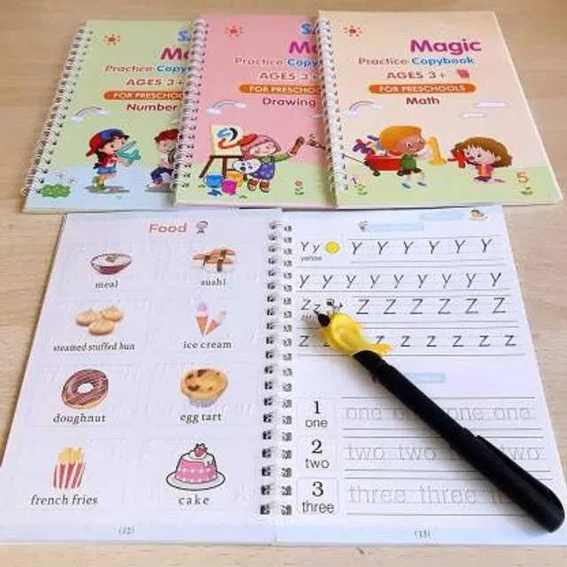 Magic Practice Copybook (4 Book + 5 Refill)