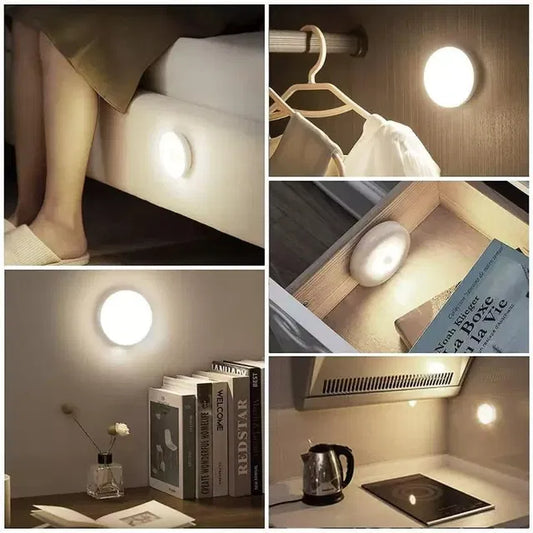 Motion Sensor Light for Home with USB Charging Wireless LED Night Light ( Pack of 2)